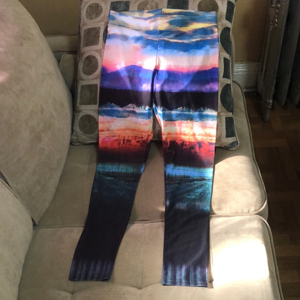 Multicolored American Eagle High Rise Leggings